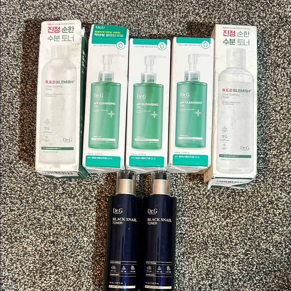 HUGE BUNDLE Skin care set!! pH cleansing oil, toner Dr.G